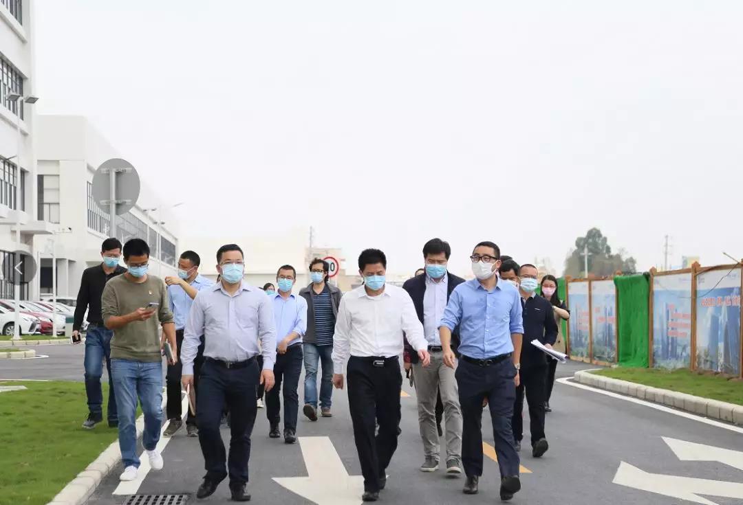 顺德区委副书记、区长彭聪恩一行调研九游娱乐Nineame官方网站环境顺德环保科技产业园