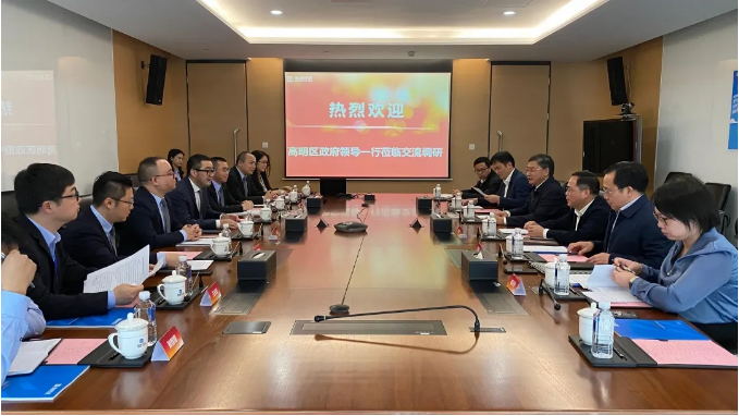 高明区区委书记杨永泰一行到九游娱乐Nineame官方网站环境调研